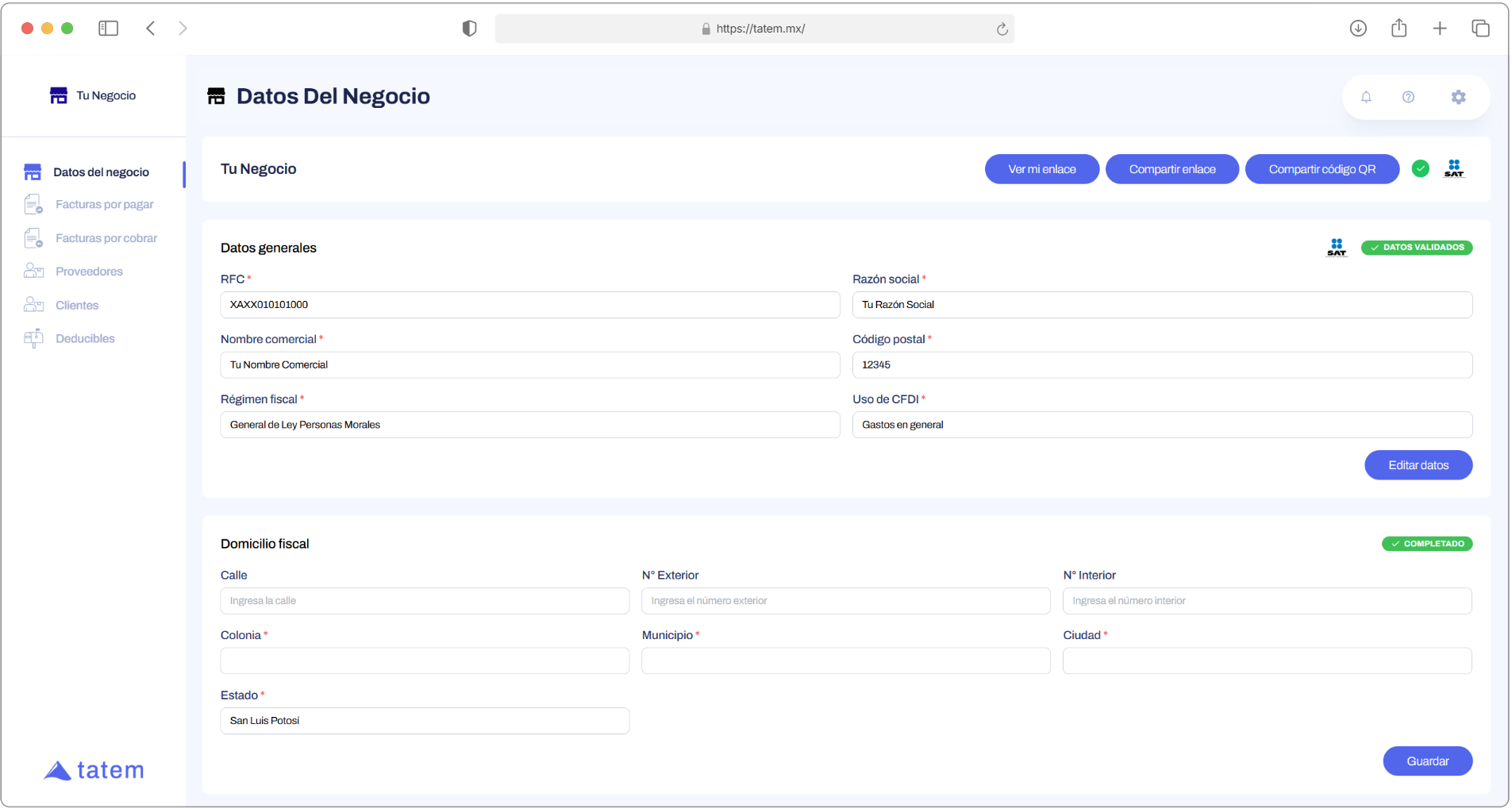 App screenshot
